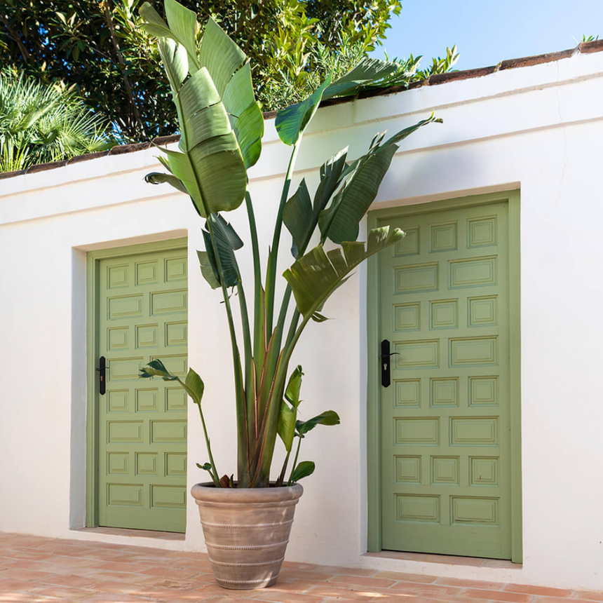 Selena stone flower pot Ø36