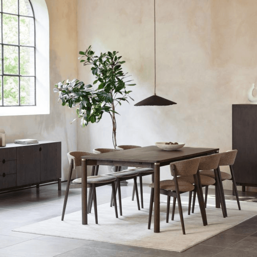 Arun fa étkezőasztal 95x180 - Dutch Home