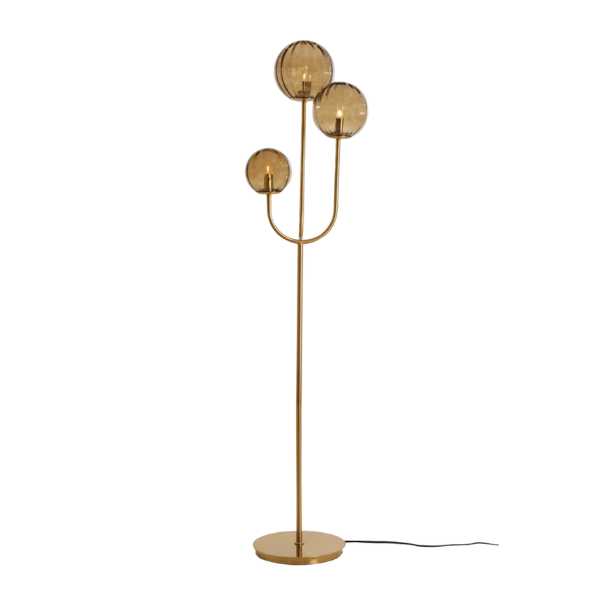 Magdala metal floor lamp 3 bulbs
