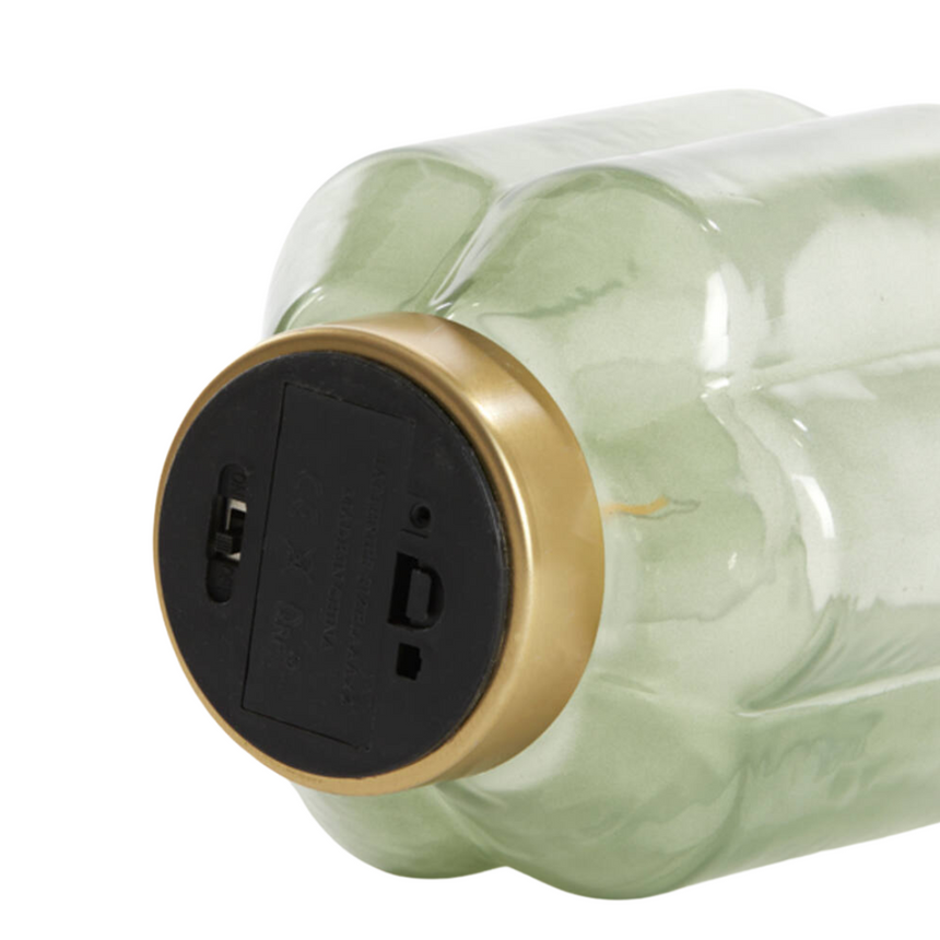 Yvias üveg asztali lámpa Ø13