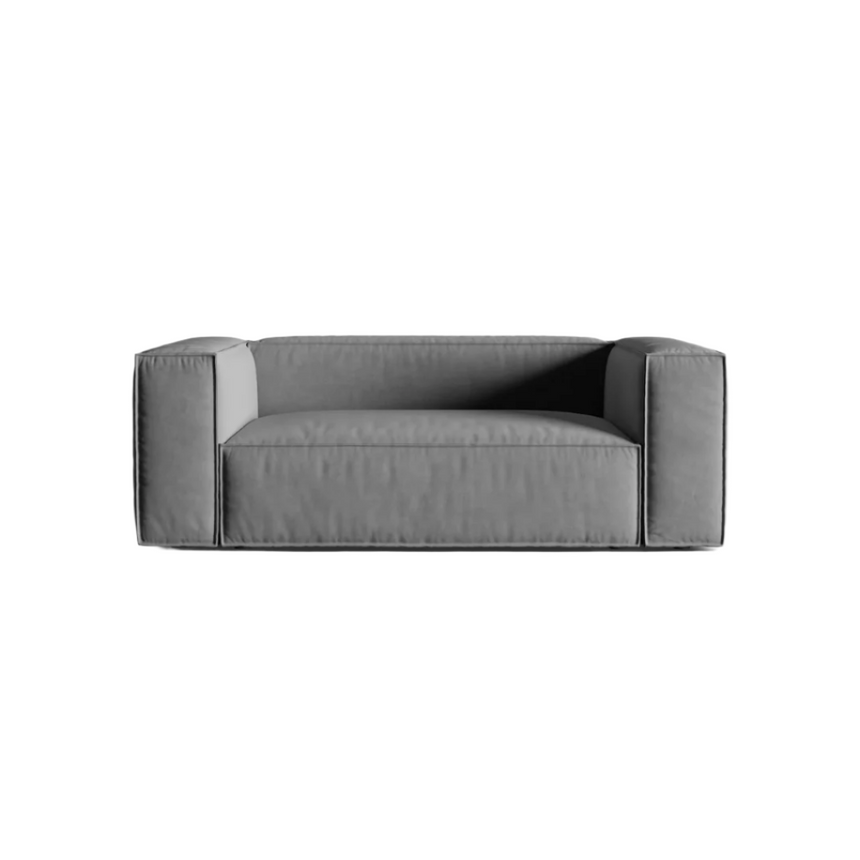 Ruby 2-seater velvet sofa