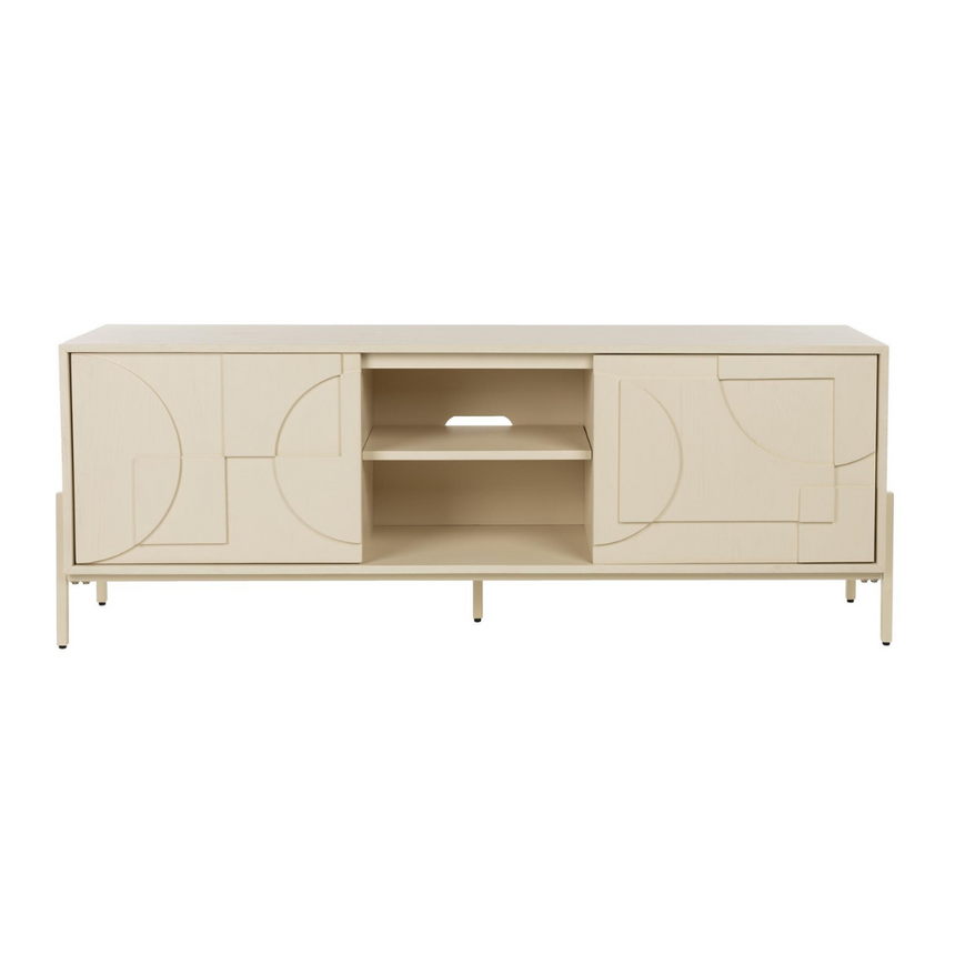 Faces wooden cabinet