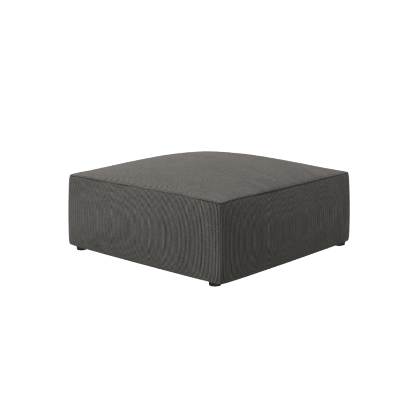 Ruby corduroy pouf
