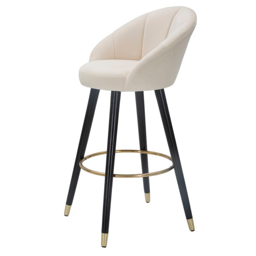 Prague bársony bárszék