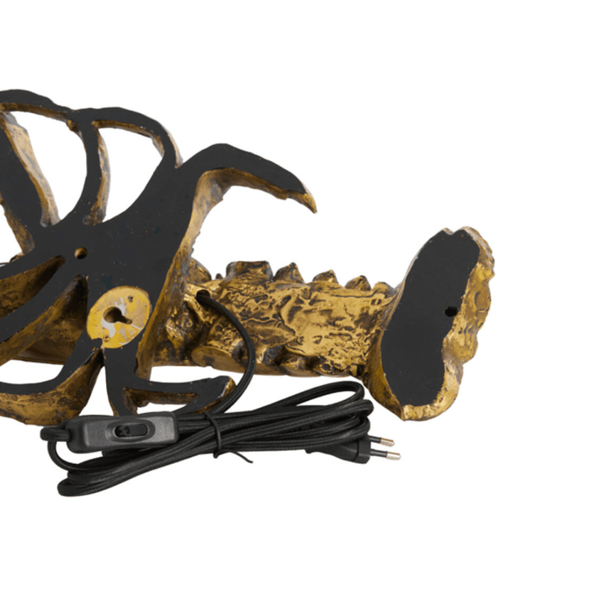 Lobster resin wall lamp