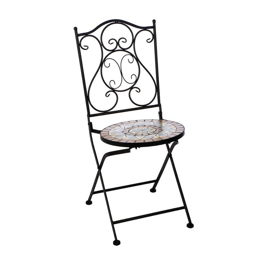 Mosaic fém kerti bisztró szett