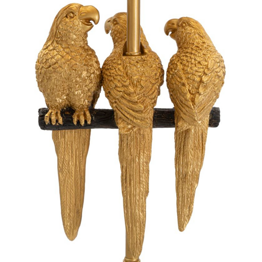 Monkey resin table lamp 34cm