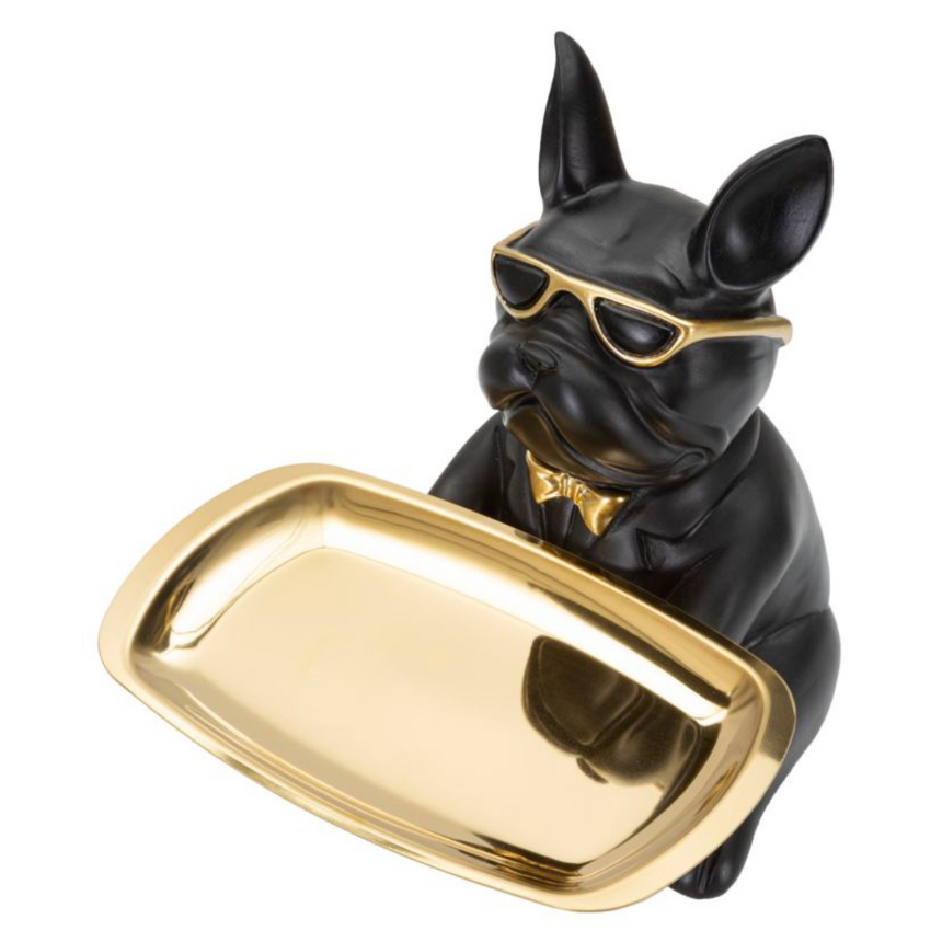 Bull Dog műgyanta szobor