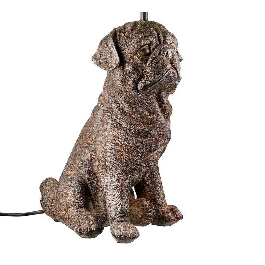 Pug műgyanta asztali lámpa