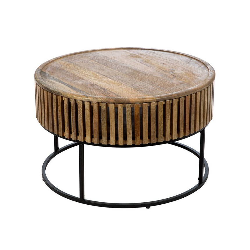 Roseau wooden storage table set