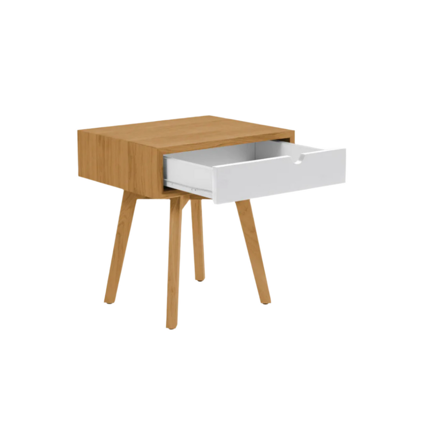 Noa wooden bedside table