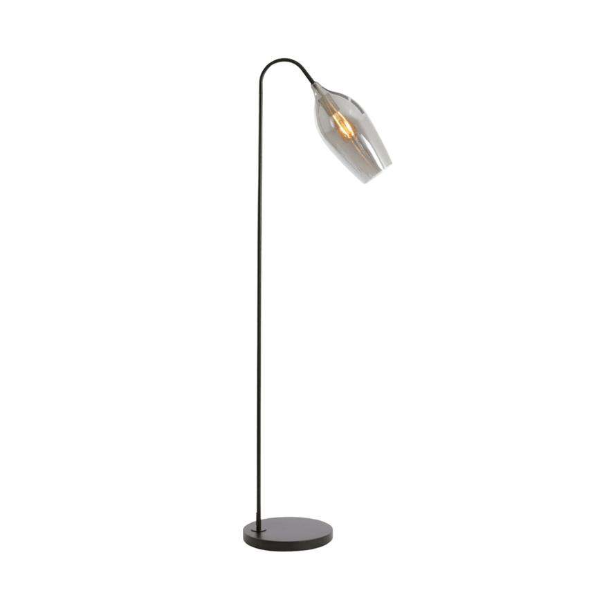 Lukaro glass floor lamp