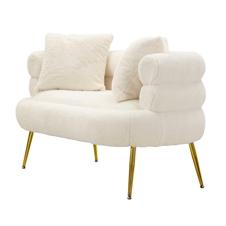 Soffy 2-seater plush sofa