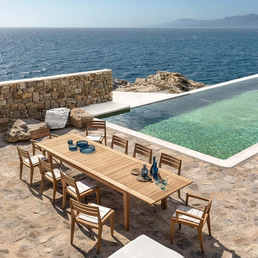 Ribot bővíthető kerti étkezőasztal