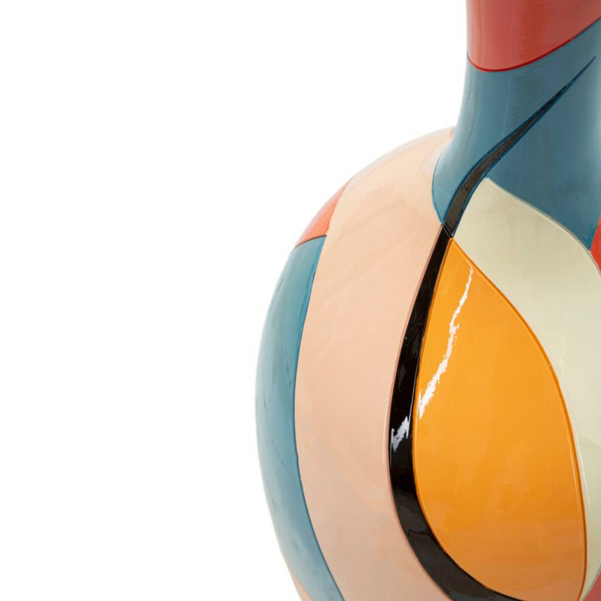 Rubic műgyanta váza Ø25x66