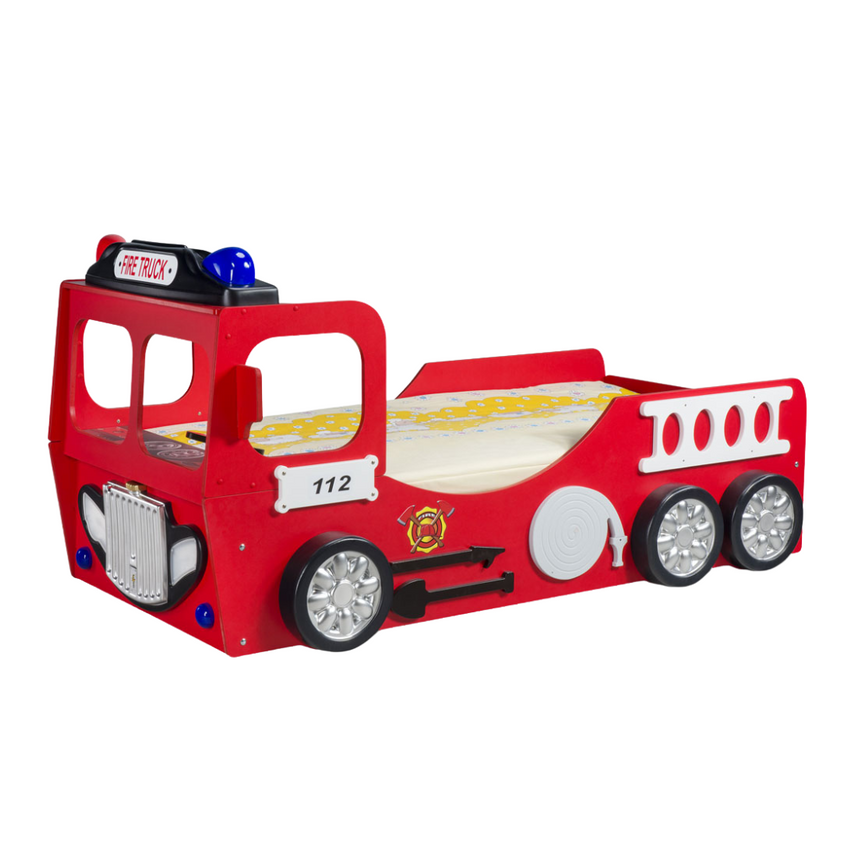 Fire Truck Wooden Crib