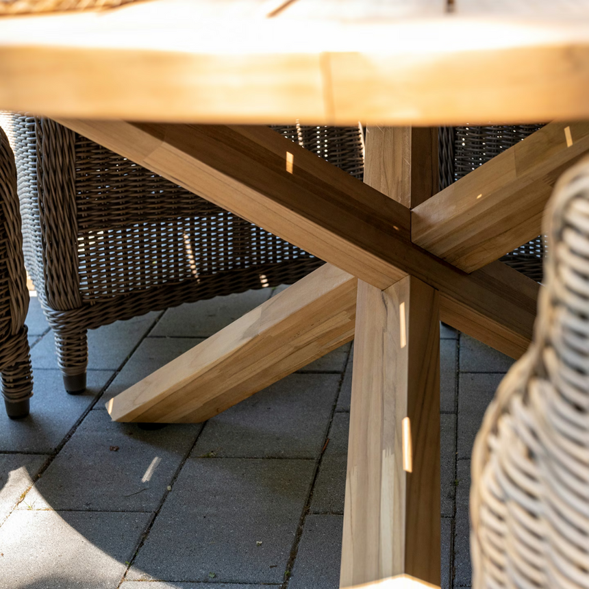 Prado fa kerti asztal