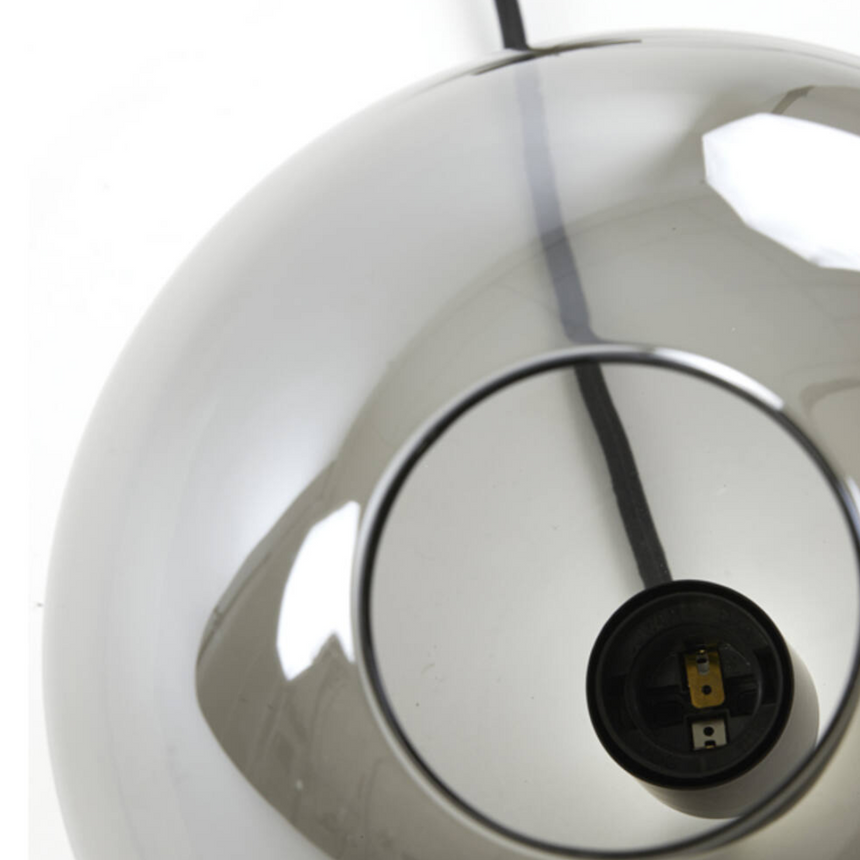 Subar üveg függőlámpa 4 izzó