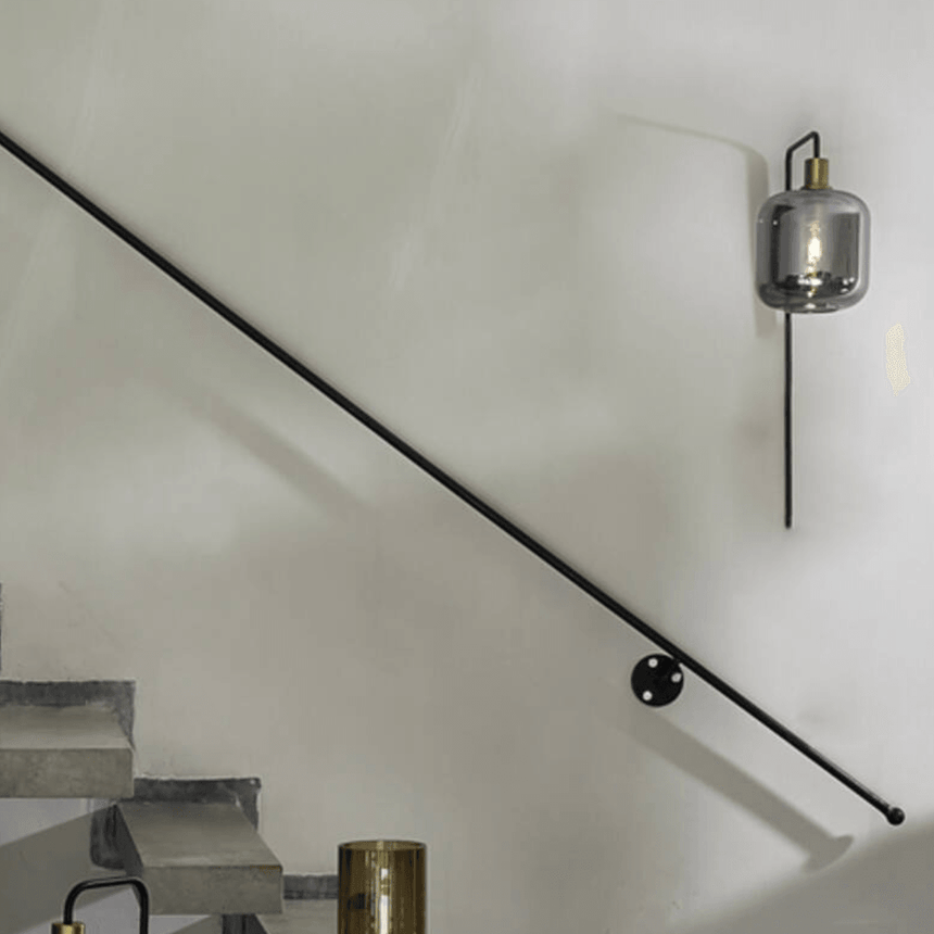 Lekar glass wall lamp