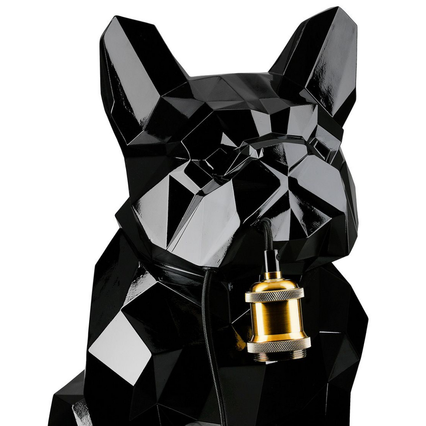 French Bulldog műgyanta asztali lámpa