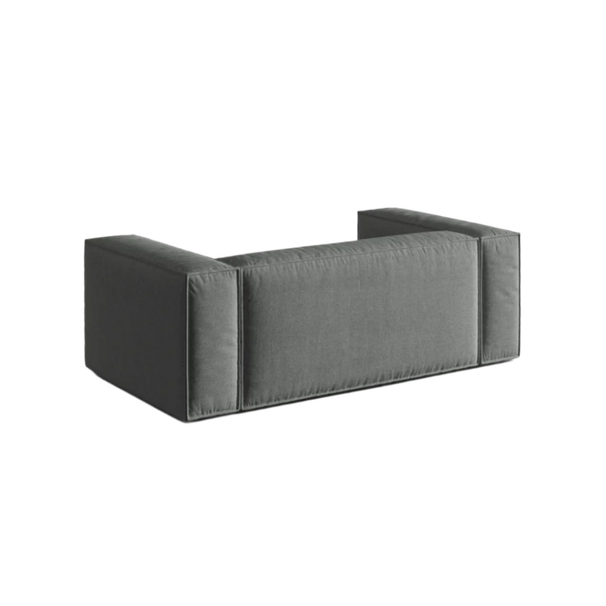 Ruby 2-seater velvet sofa