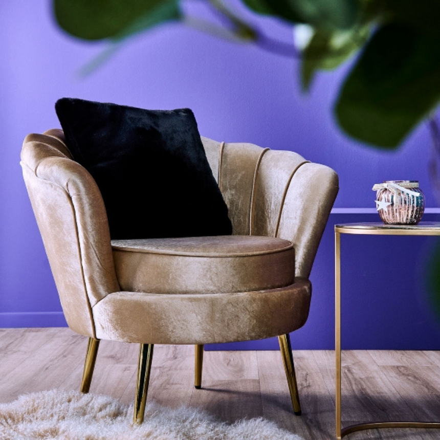 Audrey bársony fotel