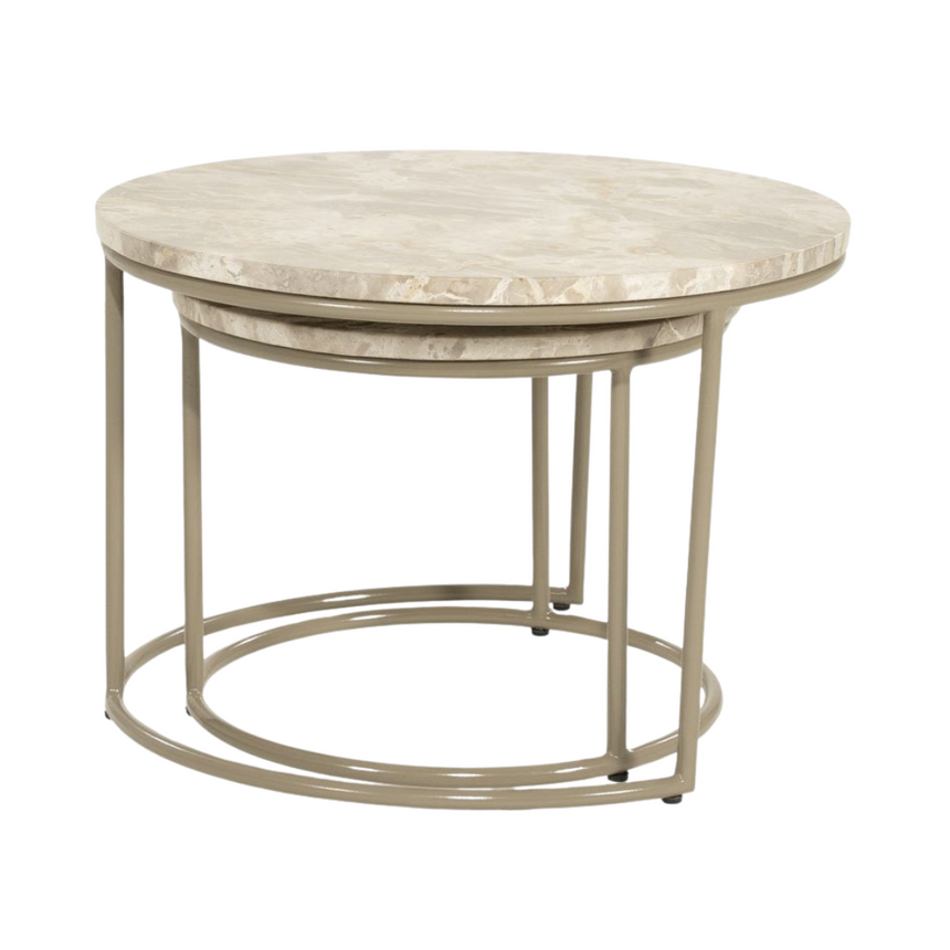 Alvar márvány dohányzóasztal szett