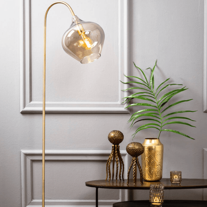 Rakel metal floor lamp