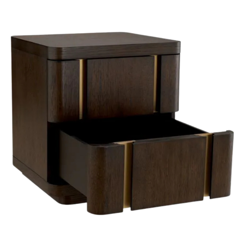 Modesto wooden bedside table