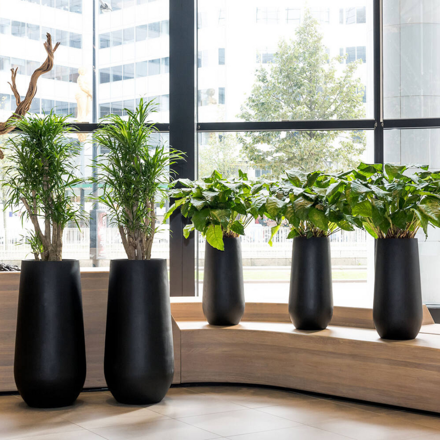 Nax stone flower pot Ø35