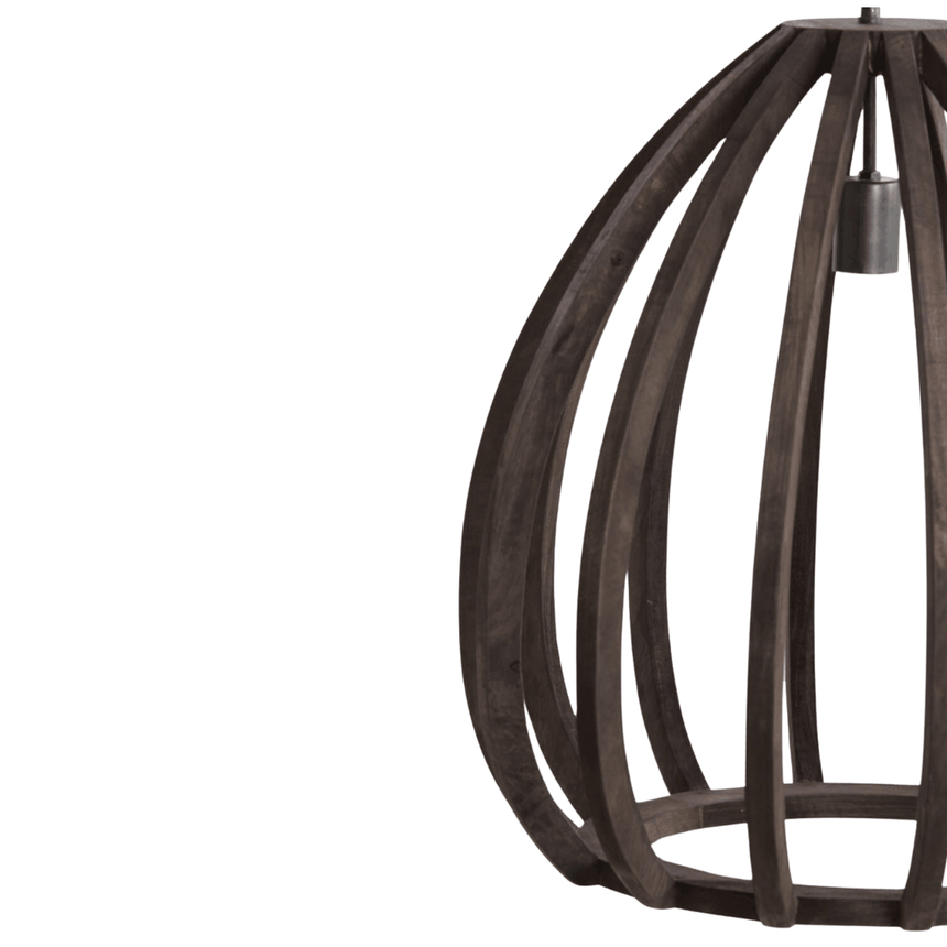 Barsia wooden pendant lamp Ø40