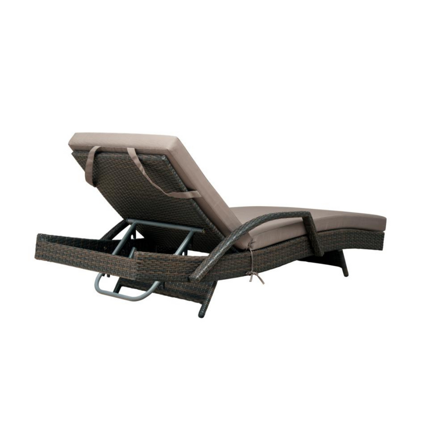 Redondo fabric sun lounger