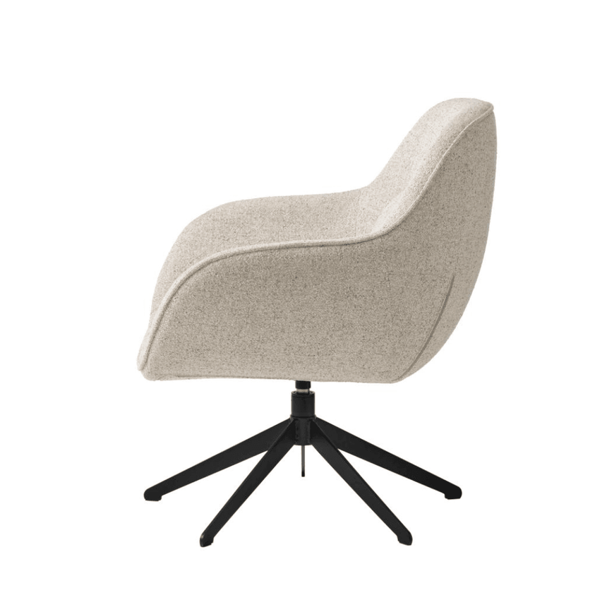 Lynn szövet forgó fotel - Dutch Home