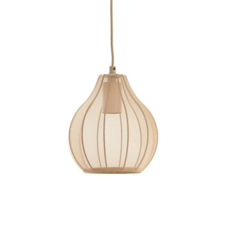 Elati fabric pendant lamp 5 bulbs