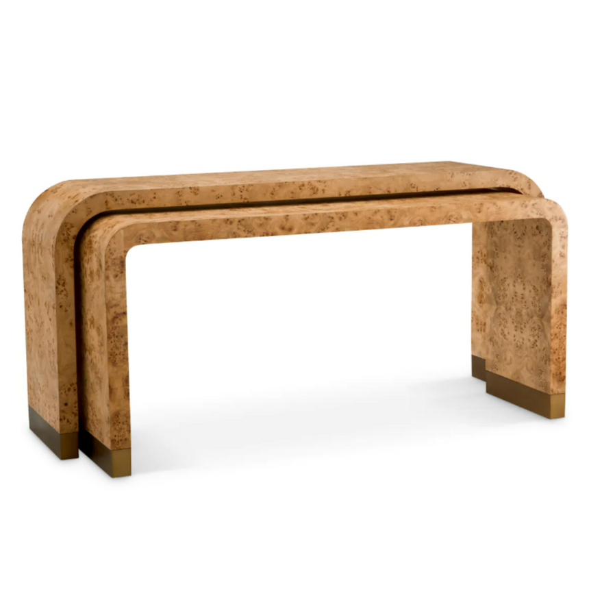 Quinton wooden console table set