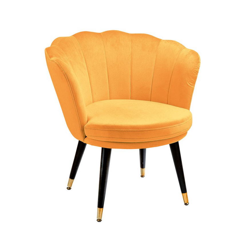 Shell bársony fotel