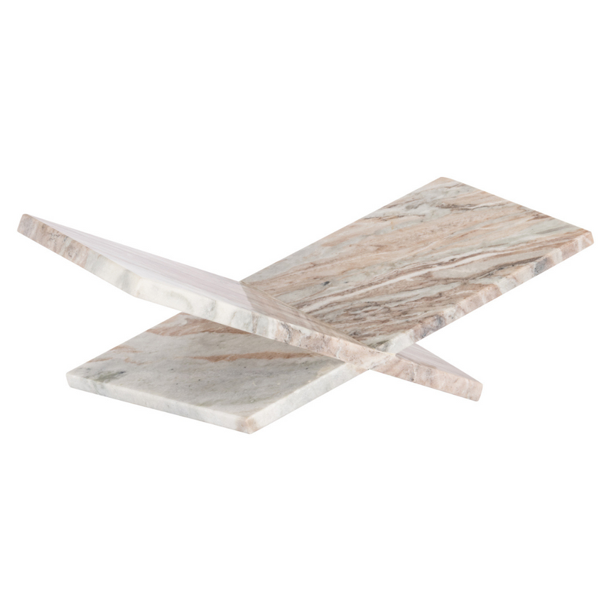 Fancy marble bookcase