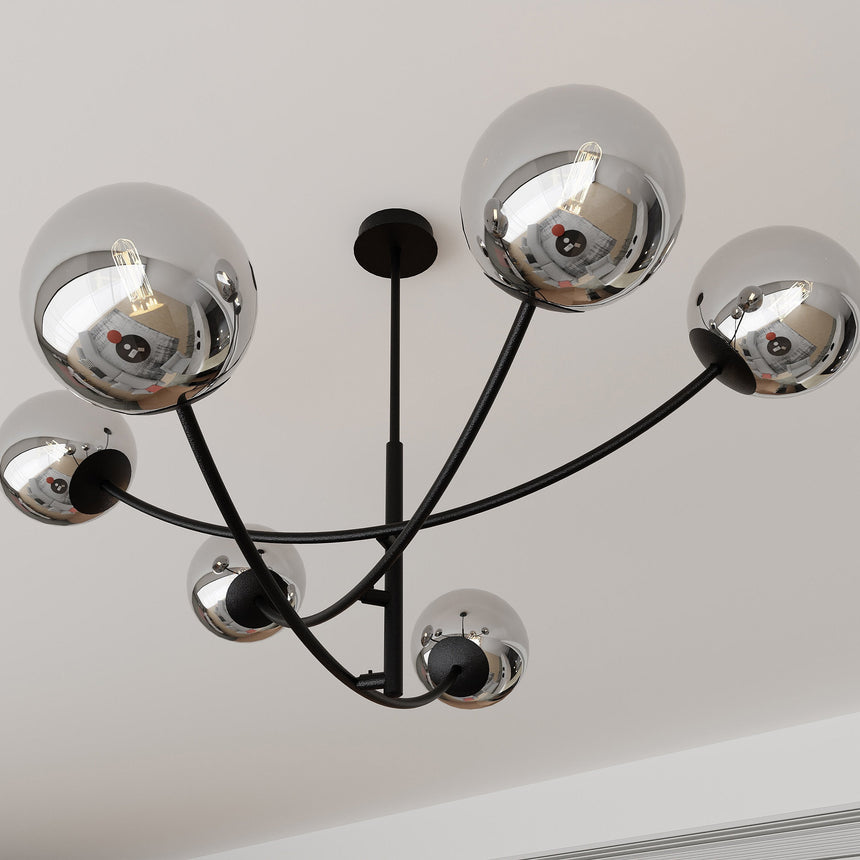 Hunter 6 fém mennyezeti lámpa