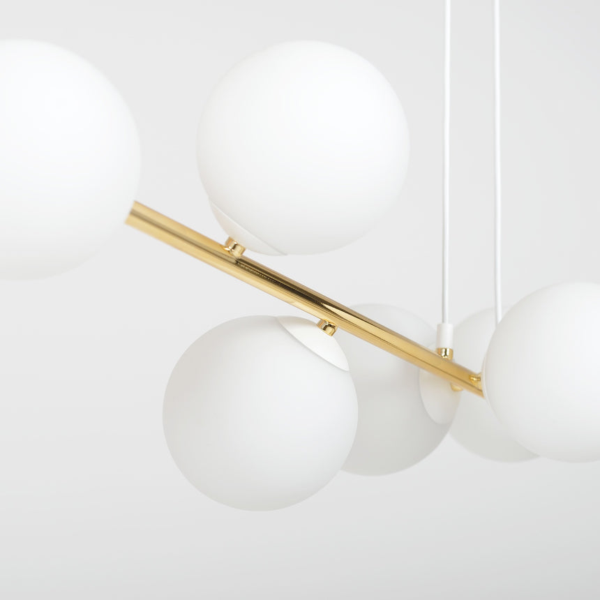 Gravity 8 WH Gold fém függőlámpa