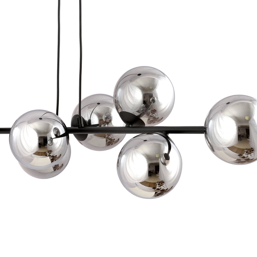 Rossi 8 BL fém függőlámpa