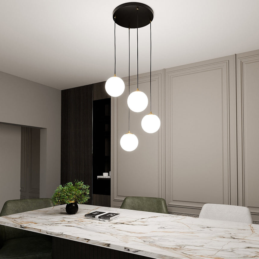 Royal 4 fém függőlámpa