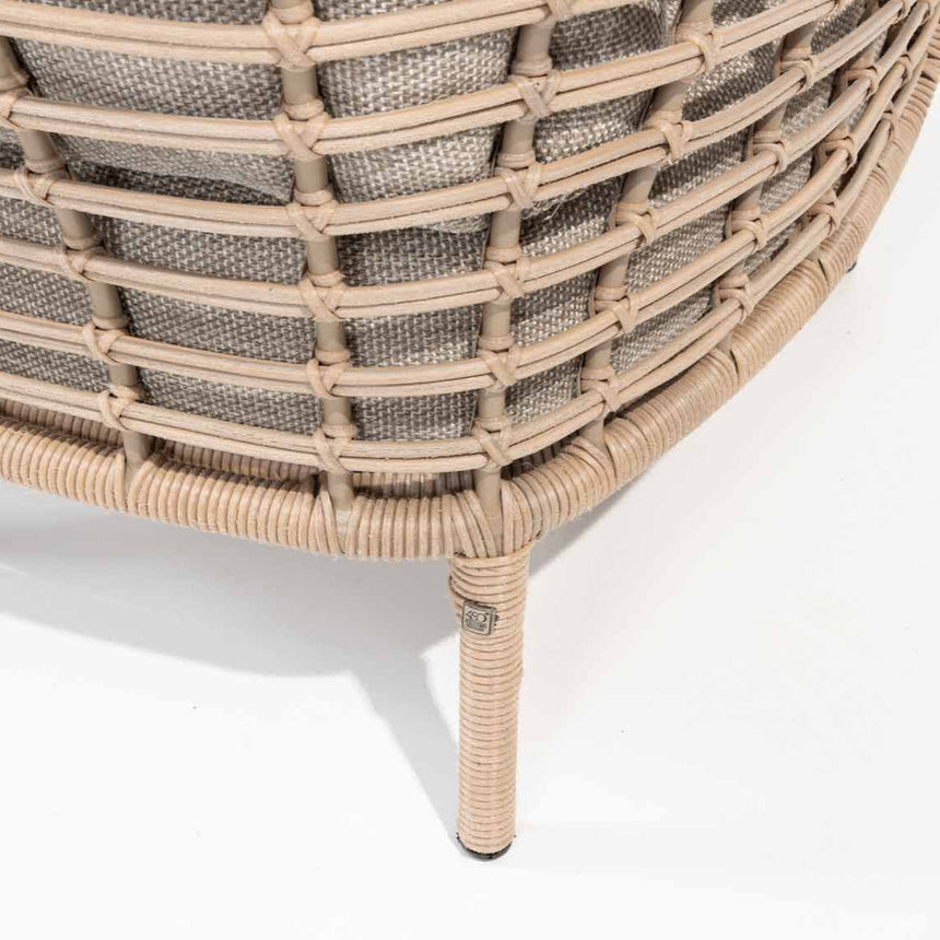 Como rattan kerti kanapé