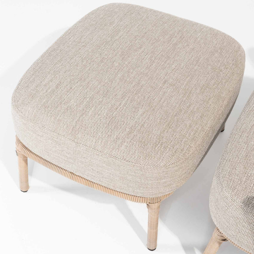 Como rattan kerti lábtartó