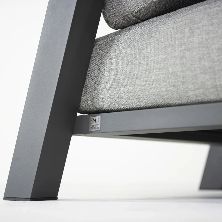 Iconic 3 személyes szövet kerti kanapé