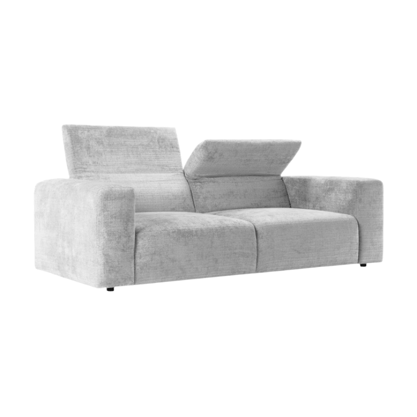 Cruz 3-seater chenille sofa