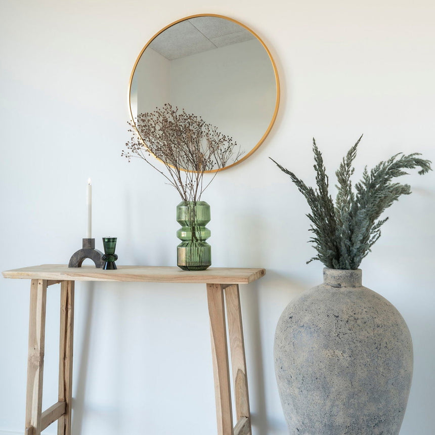 Madrid kerek fém tükör