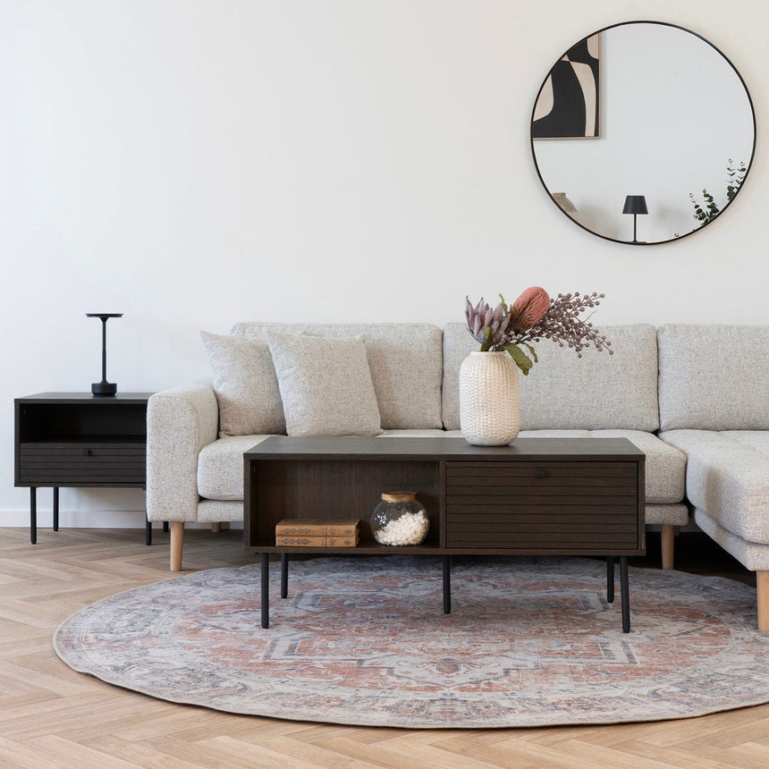 Madrid kerek fém tükör