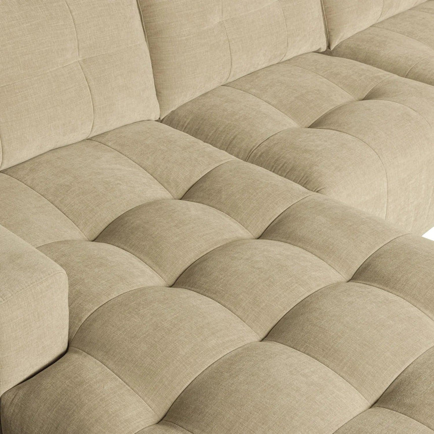 Bar szövet kanapé bal ottomános