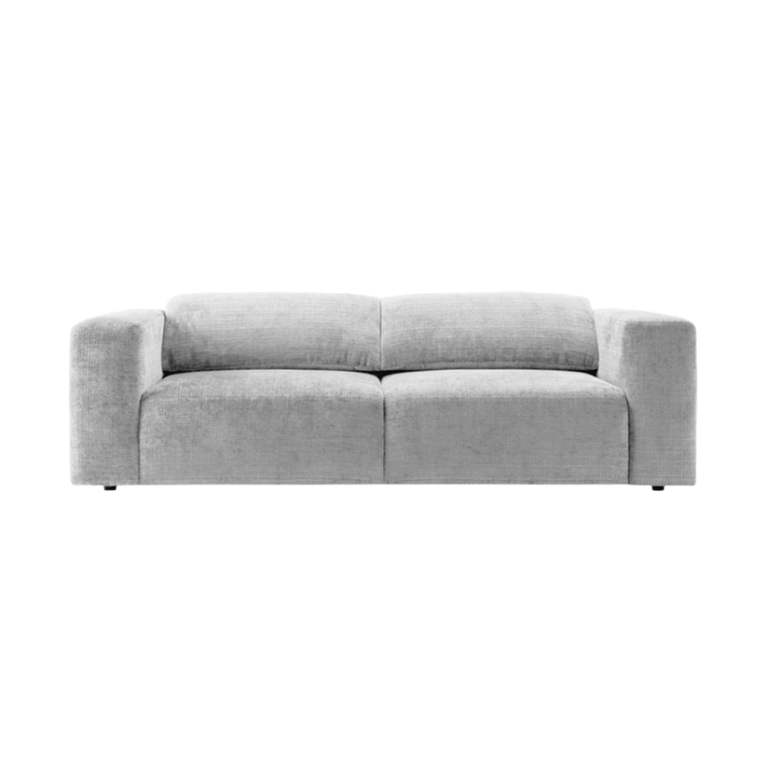 Cruz 3-seater chenille sofa