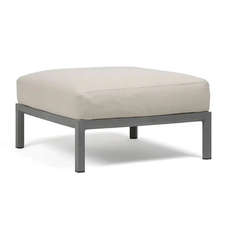 Nardi Maximo fabric garden pouf with basalt frame